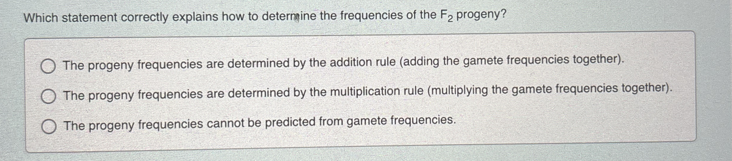 Which statement correctly explains how to