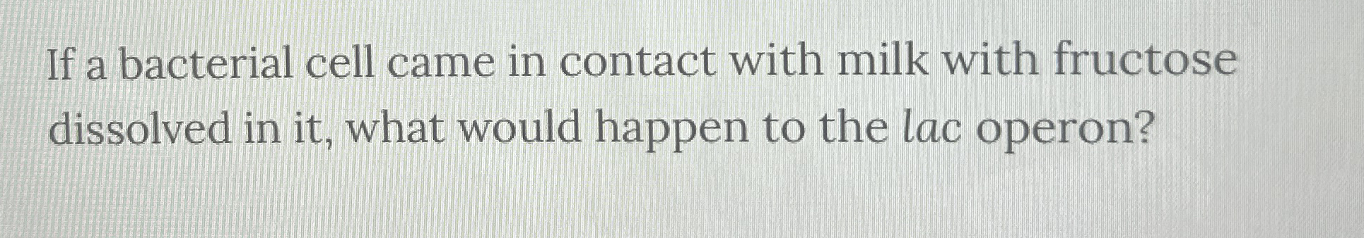 If a bacterial cell came in contact with milk