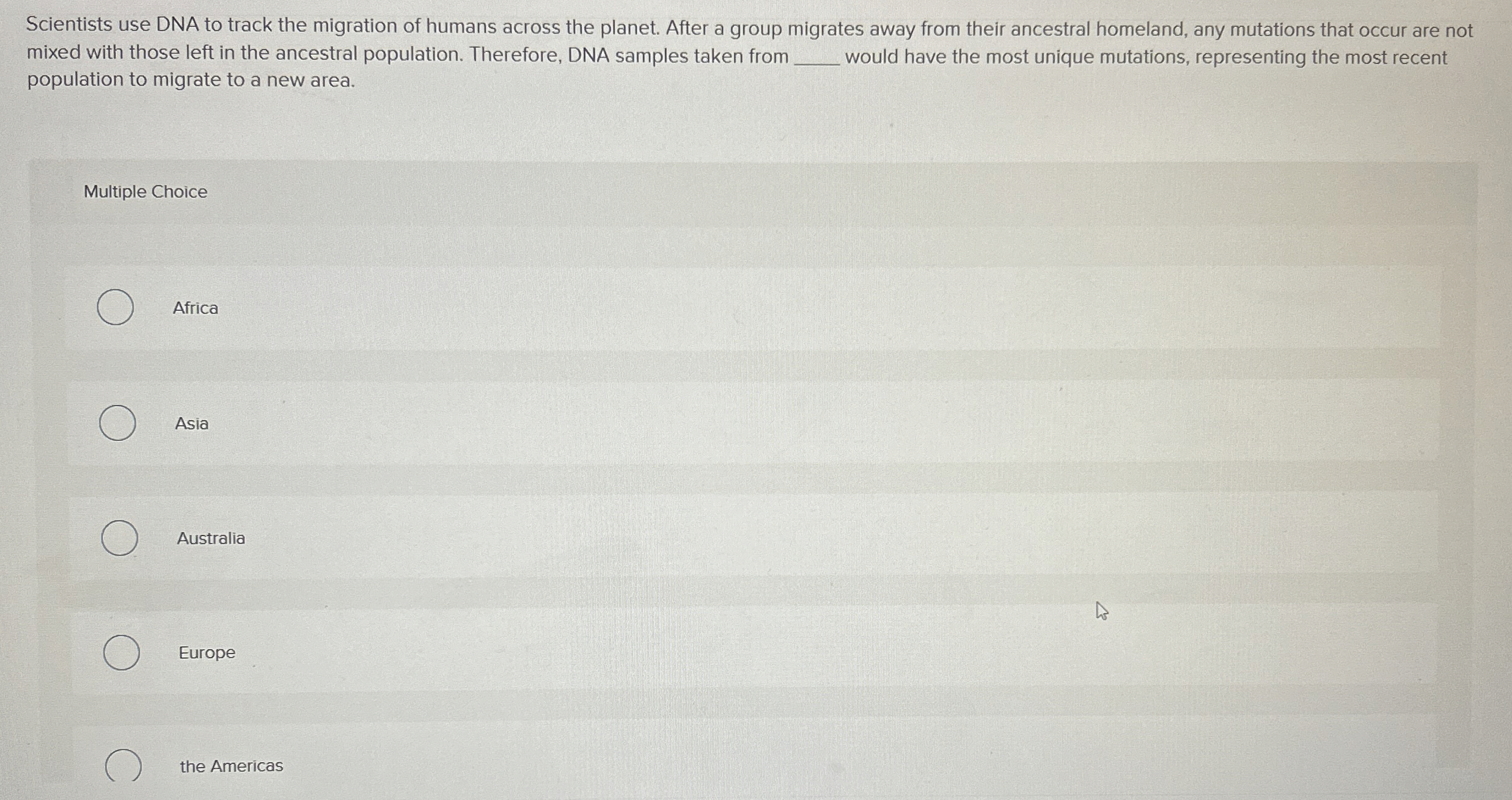 Scientists use DNA to track the migration of