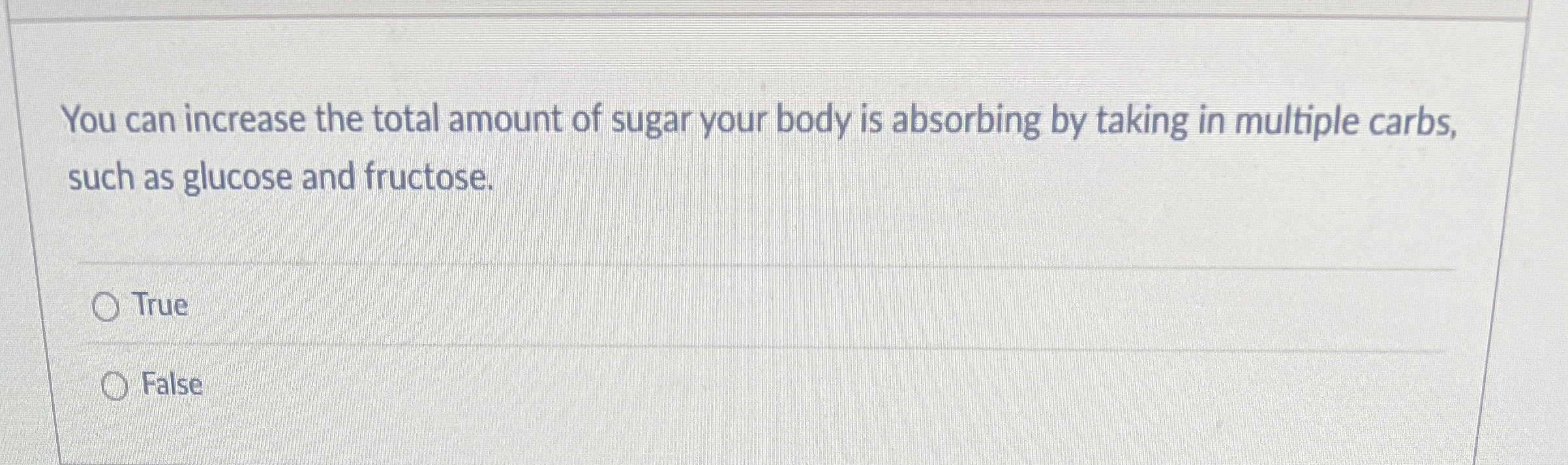 You can increase the total amount of sugar your