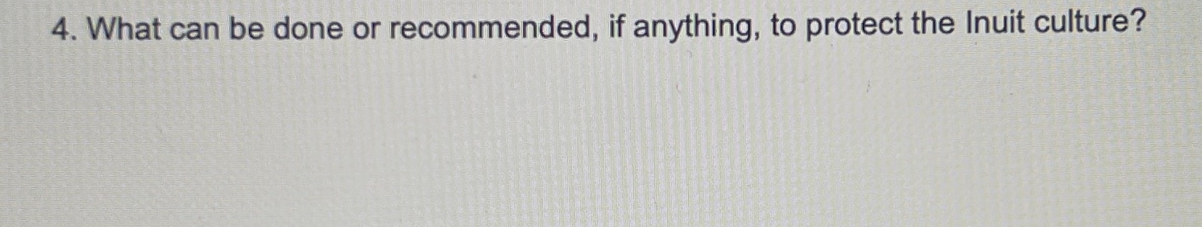 What can be done or recommended, if anything, to