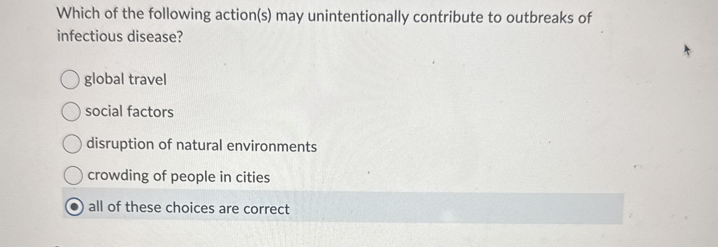 Which of the following action ( s ) may