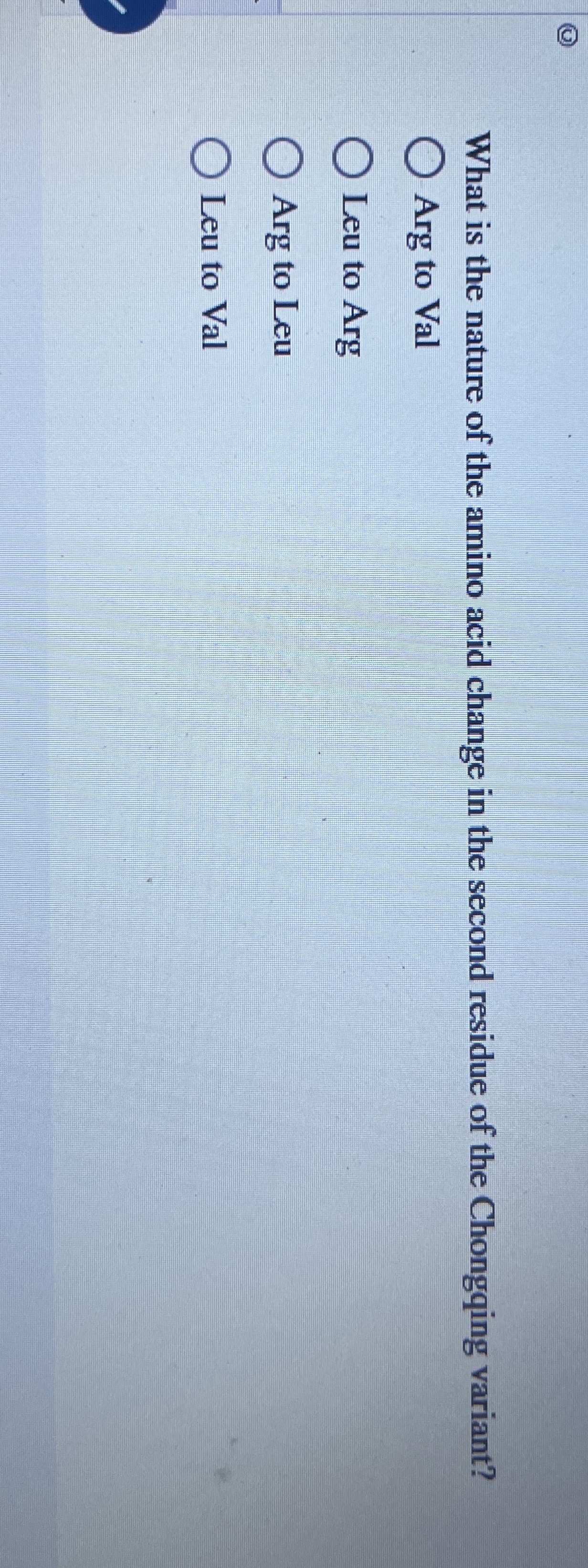 What is the nature of the amino acid change in