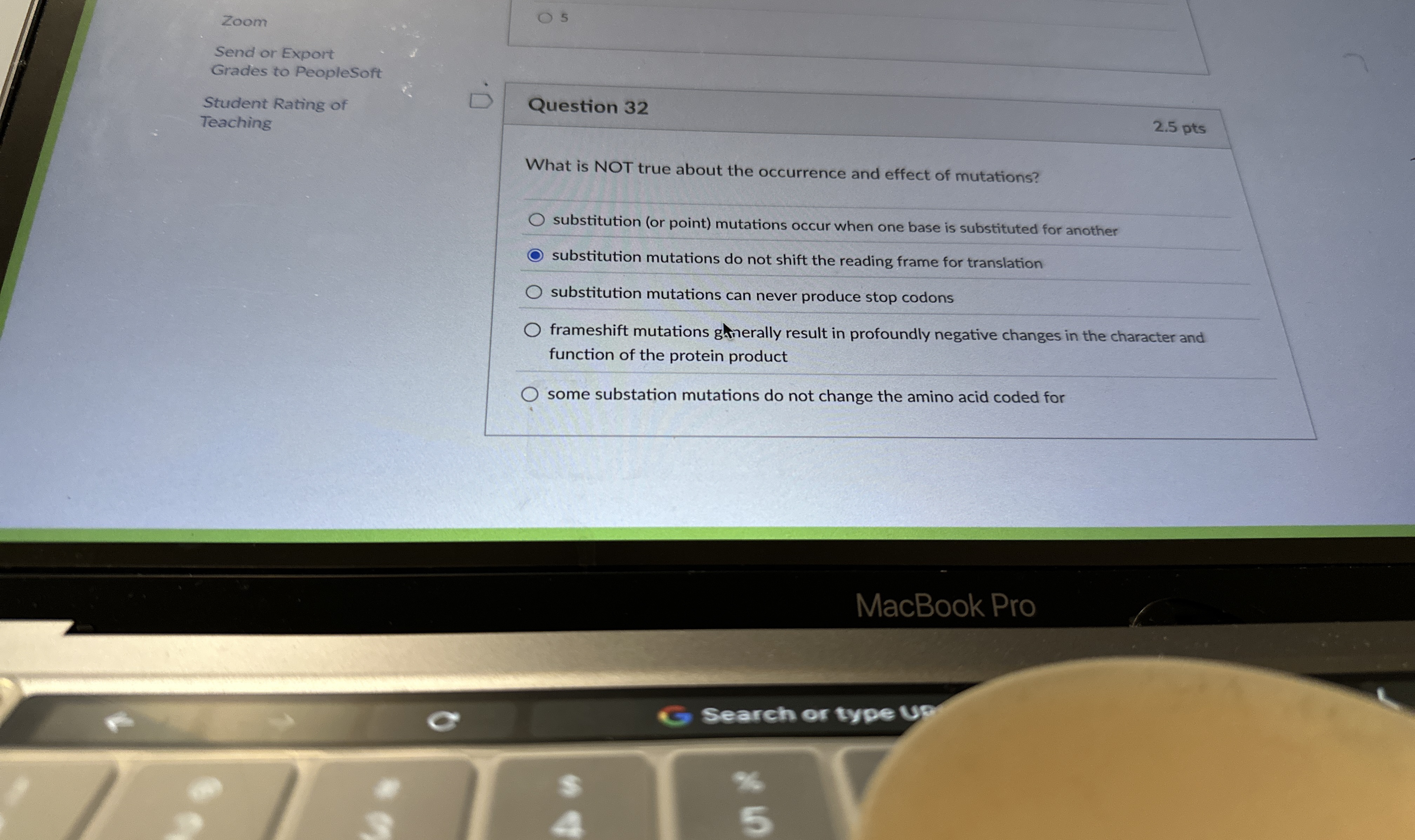 Zoom Send or Export Grades to PeopleSoft Student