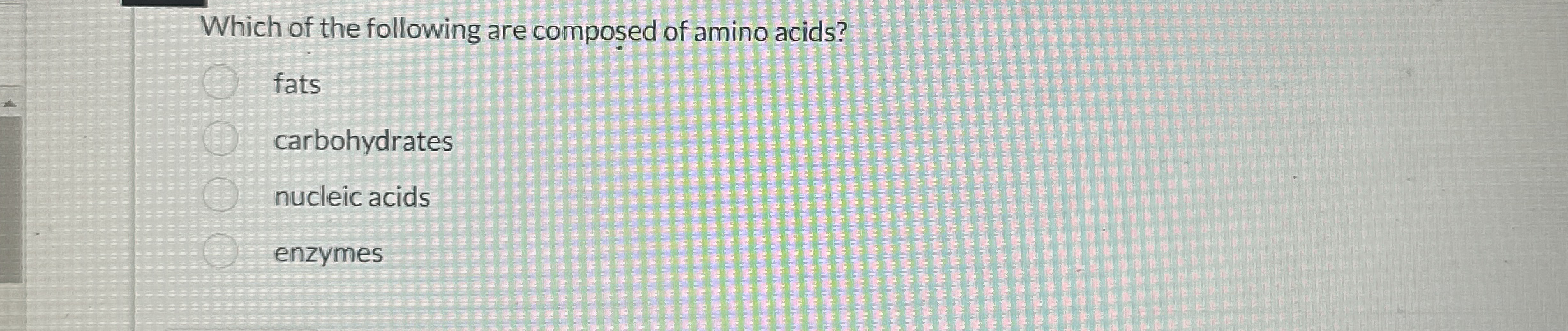 Which of the following are composed of amino