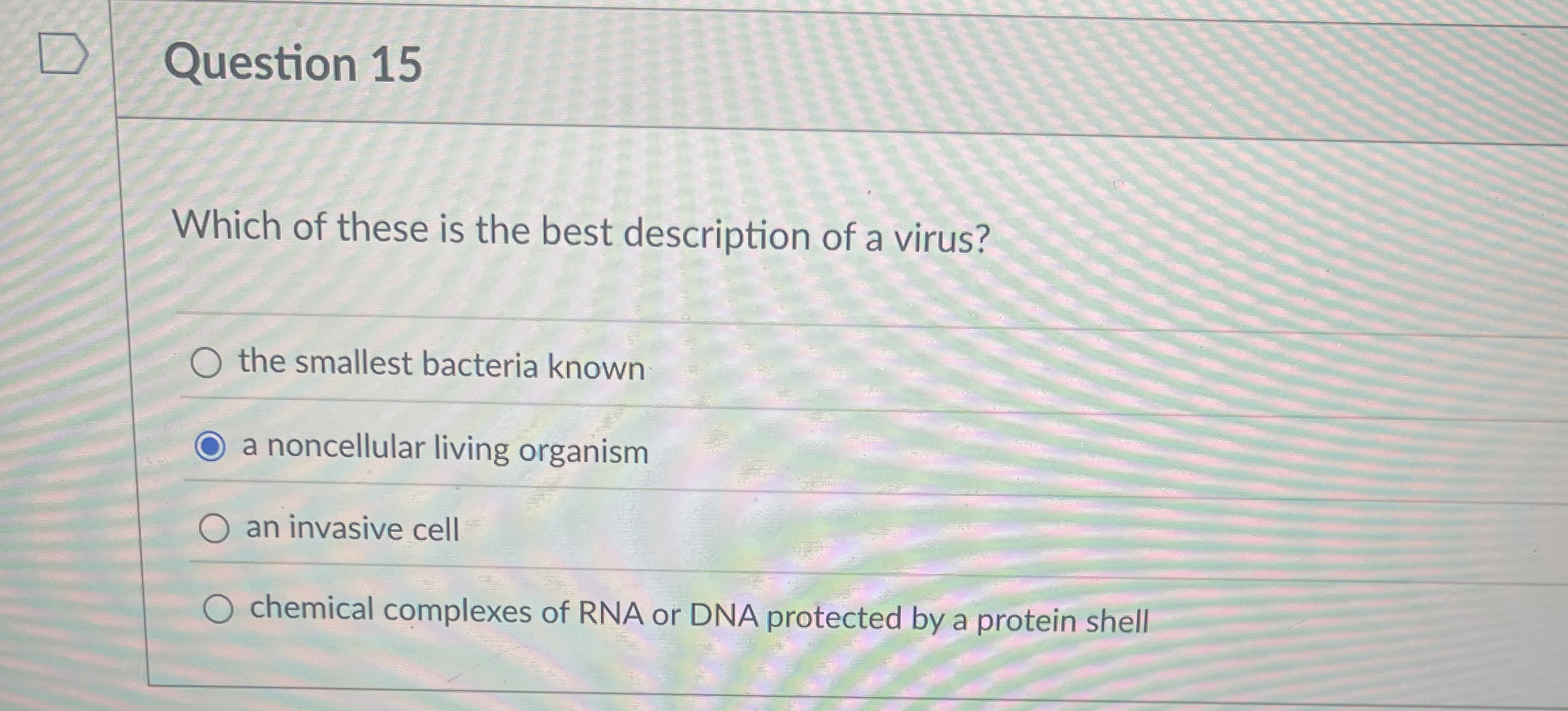 Question 1 5 Which of these is the best