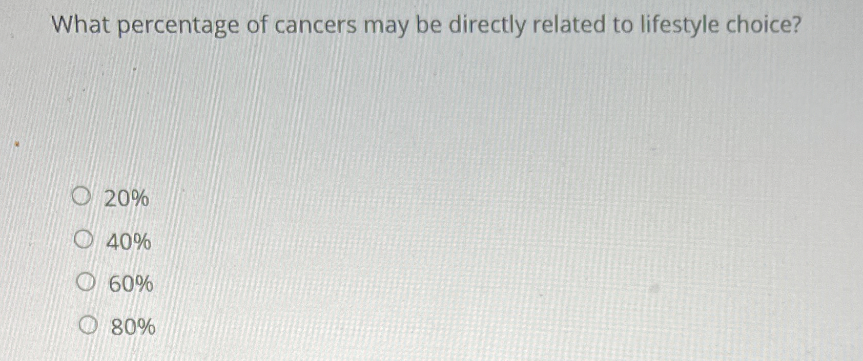 What percentage of cancers may be directly
