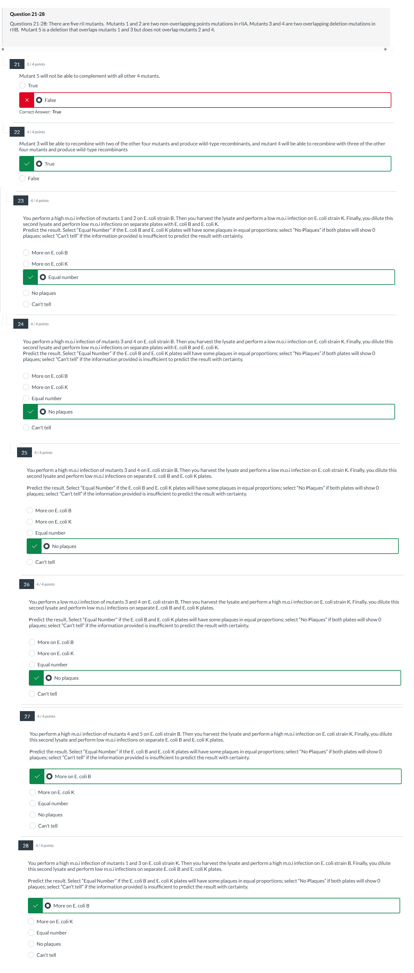 Question 2 1 - 2 8 Explain to me each question