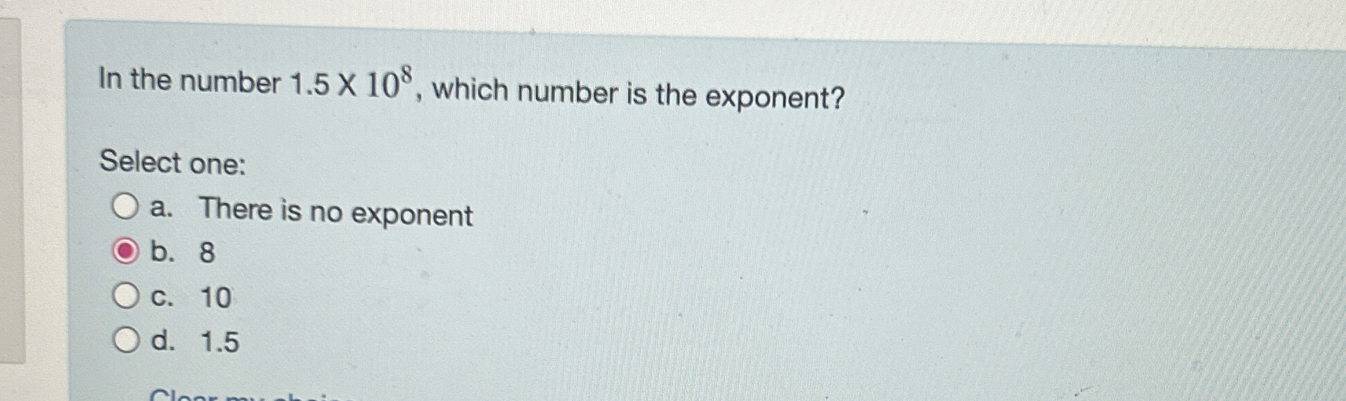 In the number 1 . 5 1 0 8 , which number is the