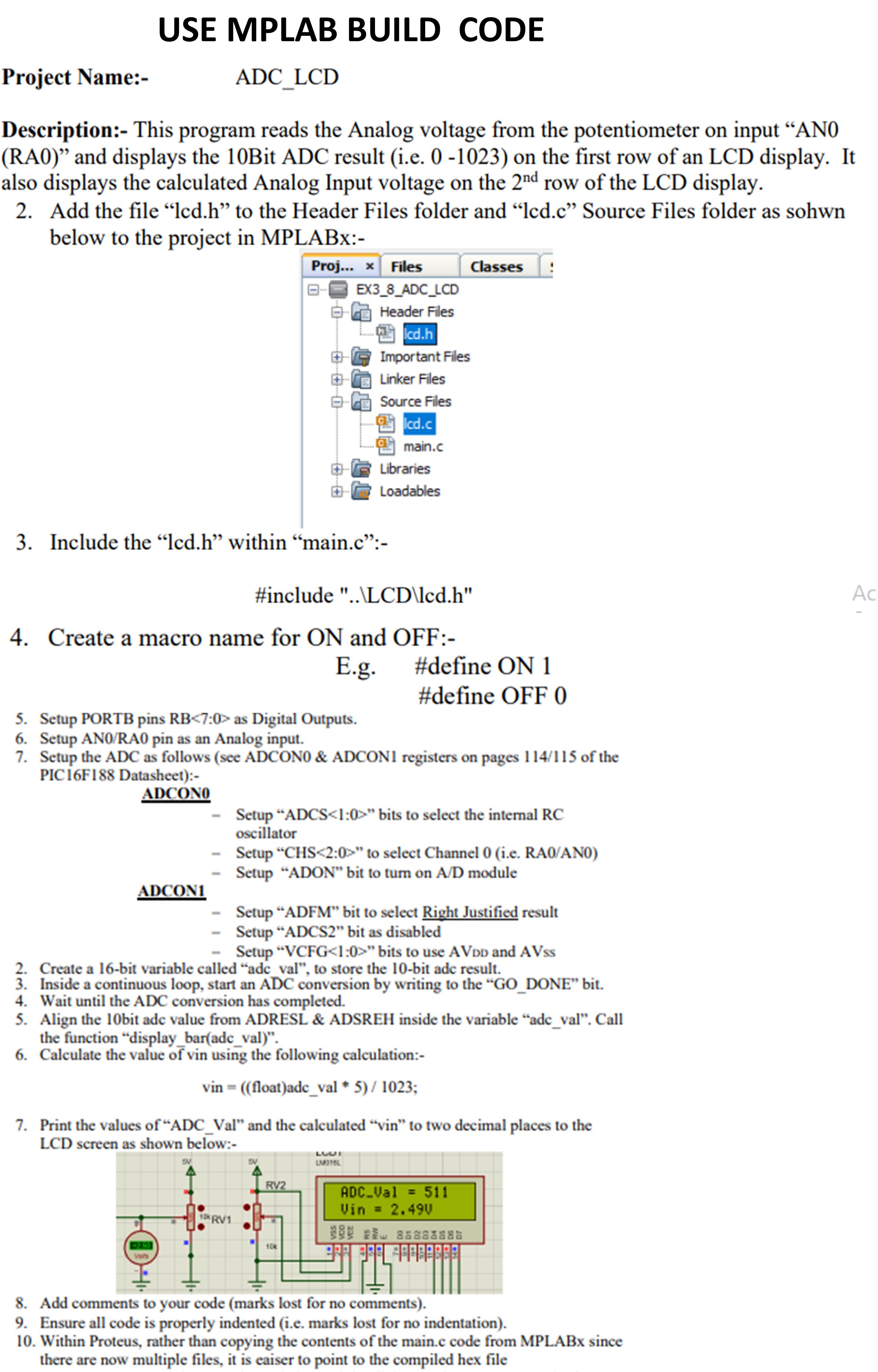 Project Name: - ADC _ ( L ) CD Description: -