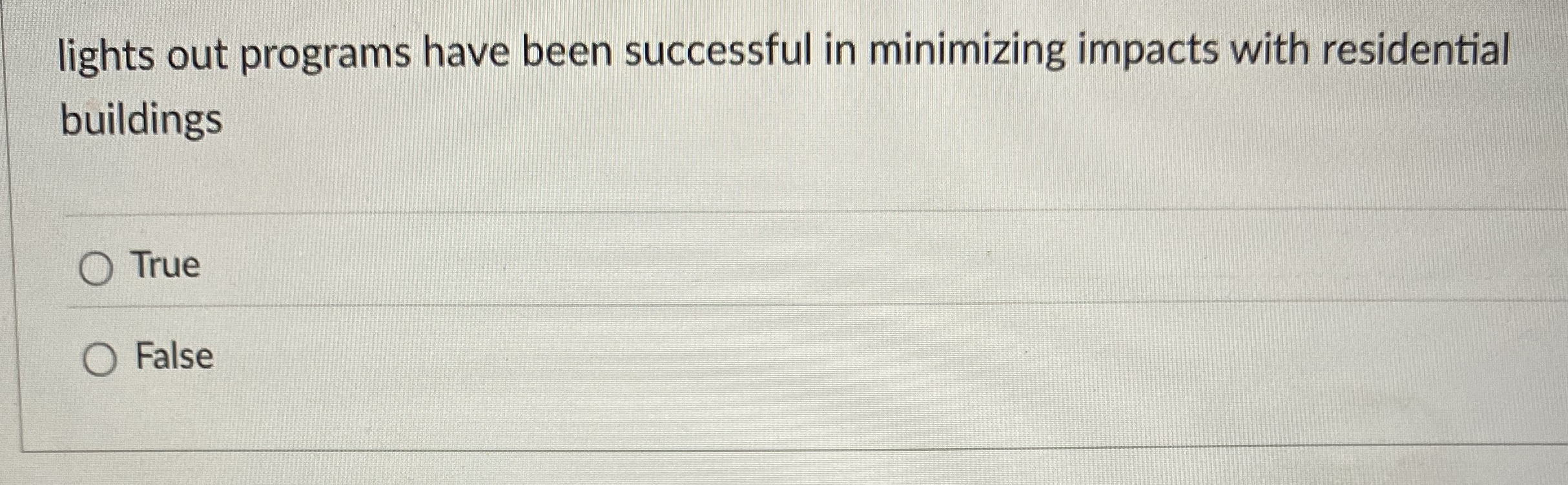 lights out programs have been successful in