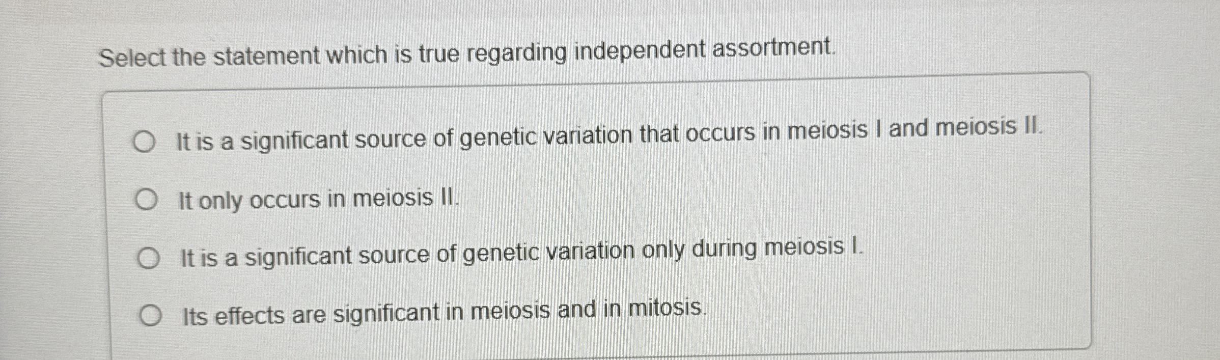 Select the statement which is true regarding