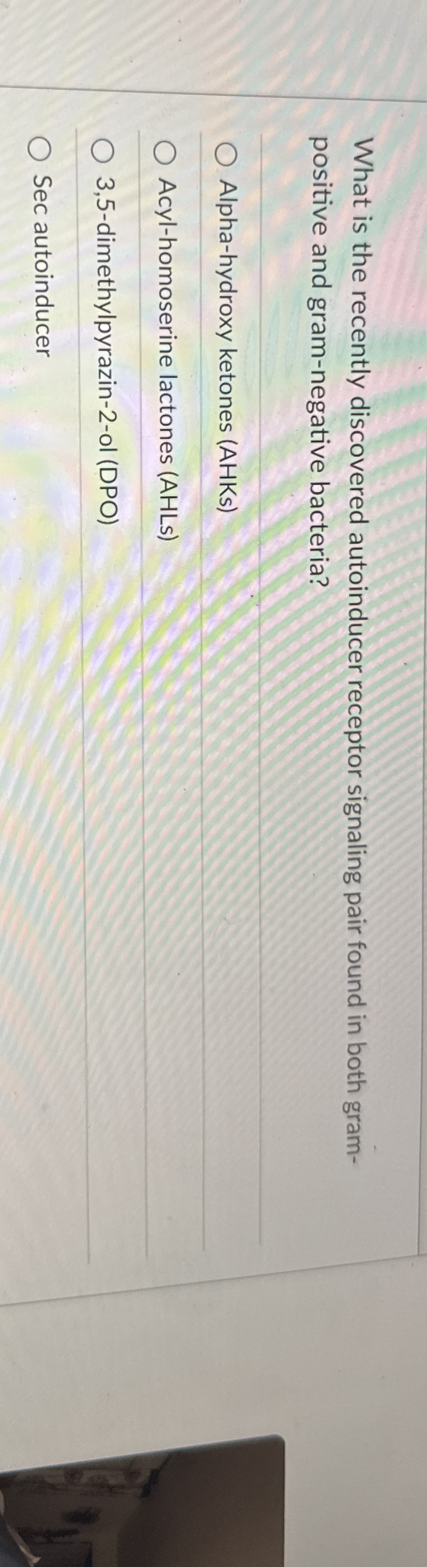 What is the recently discovered autoinducer