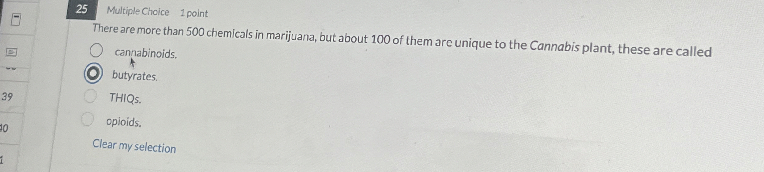 2 5 Multiple Choice 1 point There are more than 5
