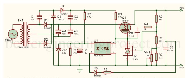 explain how this circuit only includes analog