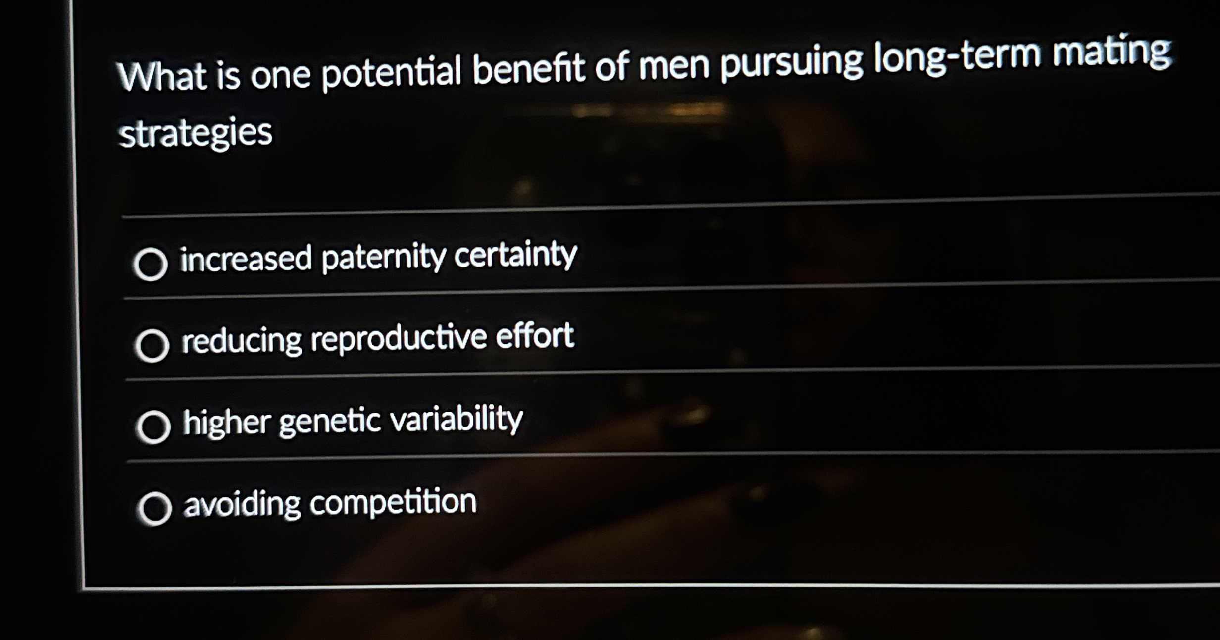 What is one potential benefit of men pursuing