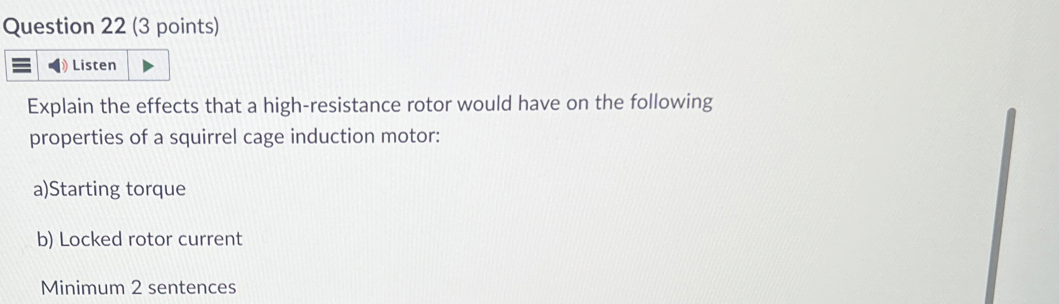 Question 2 2 ( 3 points ) Explain the effects