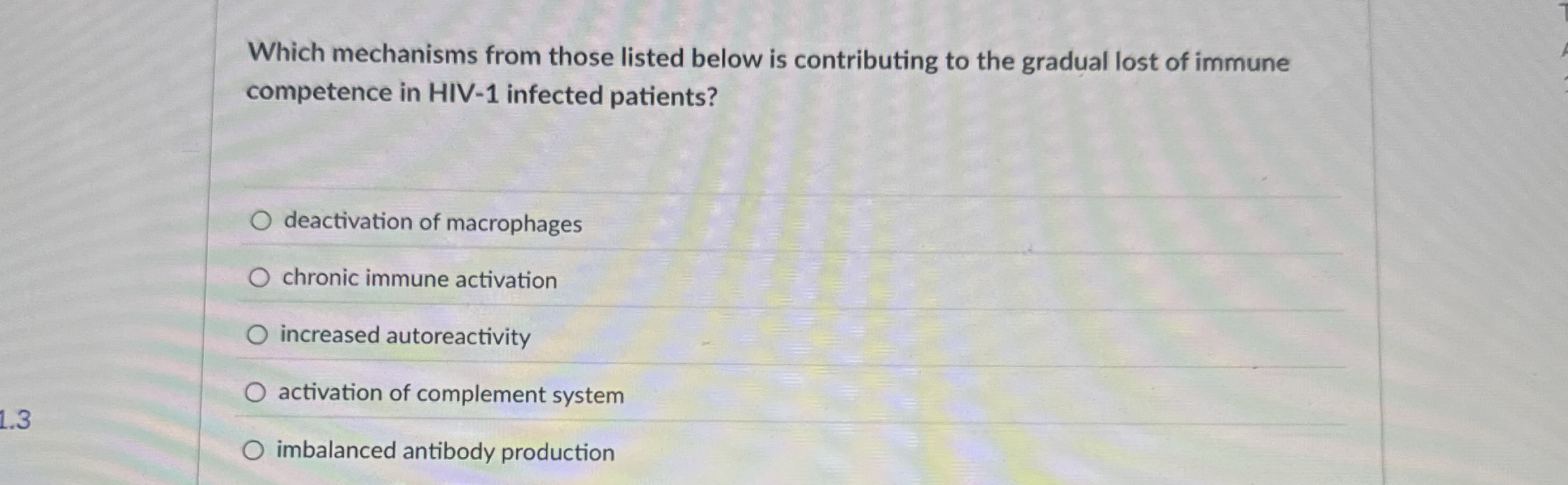 Which mechanisms from those listed below is