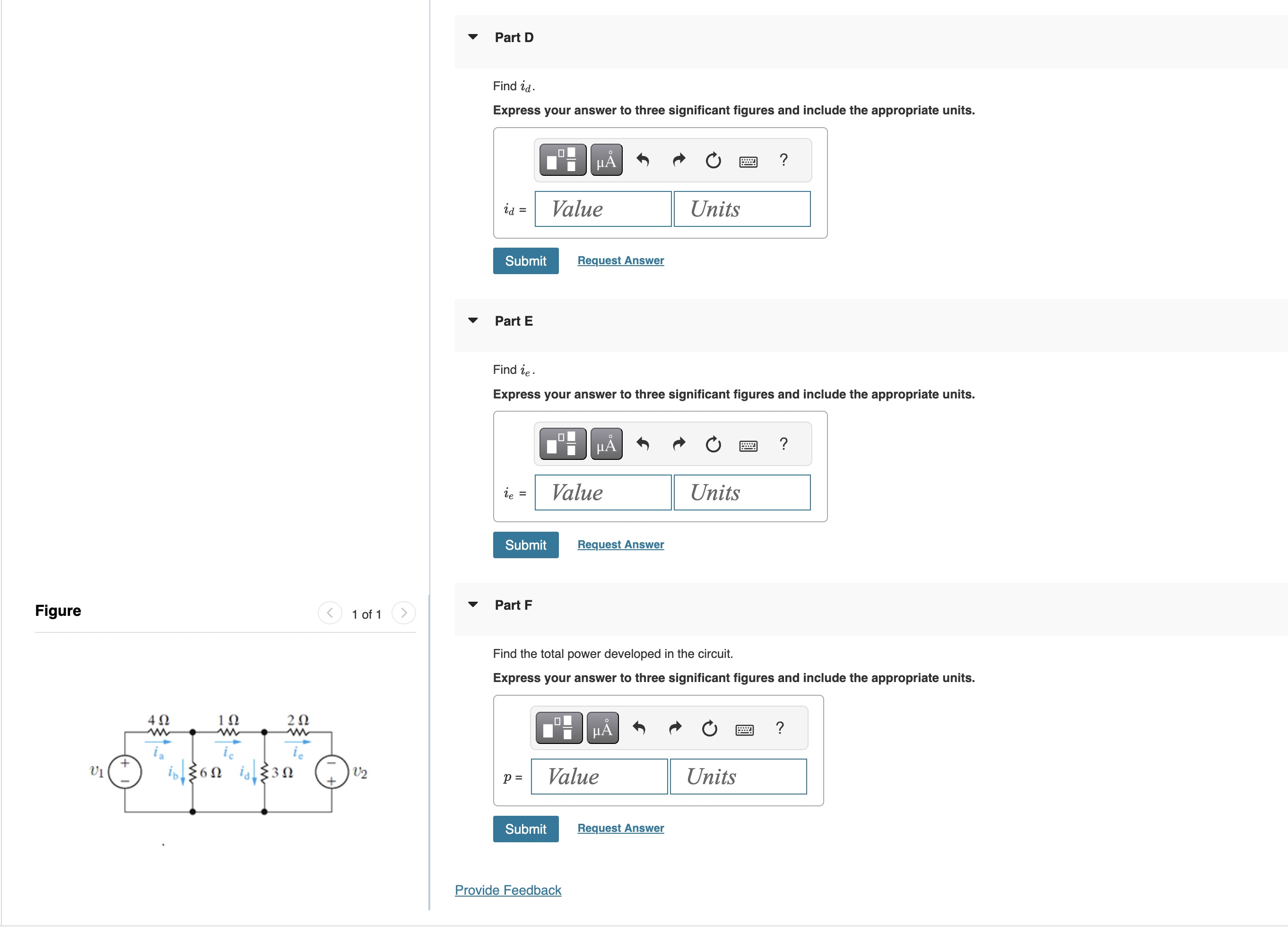 Consider the circuit shown in ( Figure 1 ) . Use