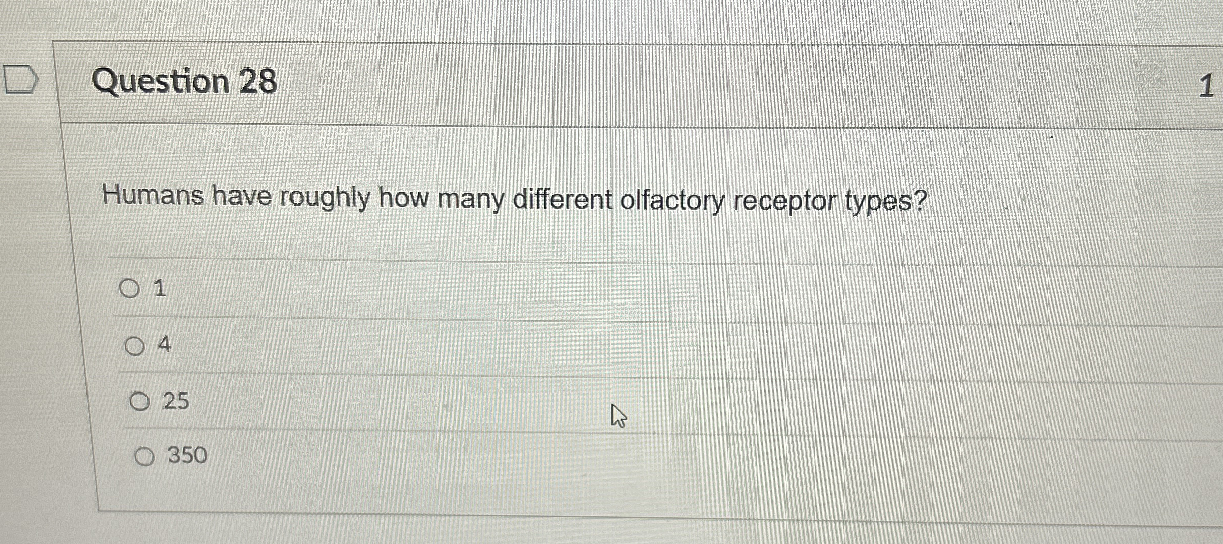 Question 2 8 Humans have roughly how many