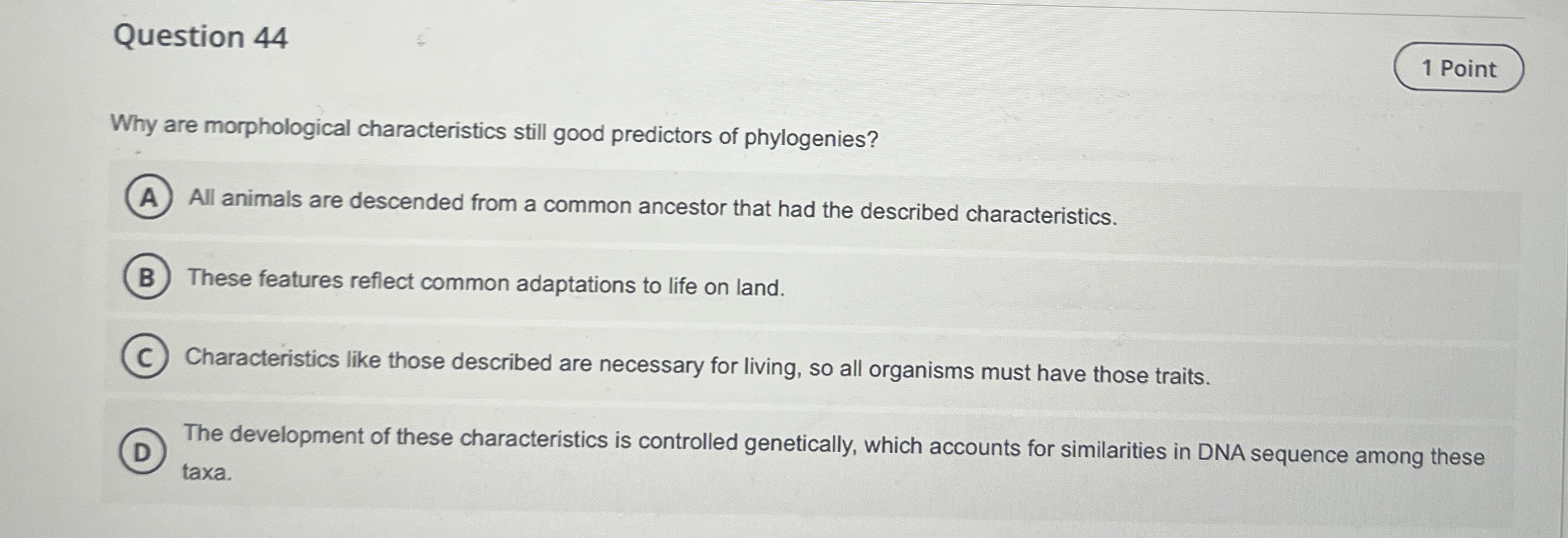 Question 4 4 Why are morphological