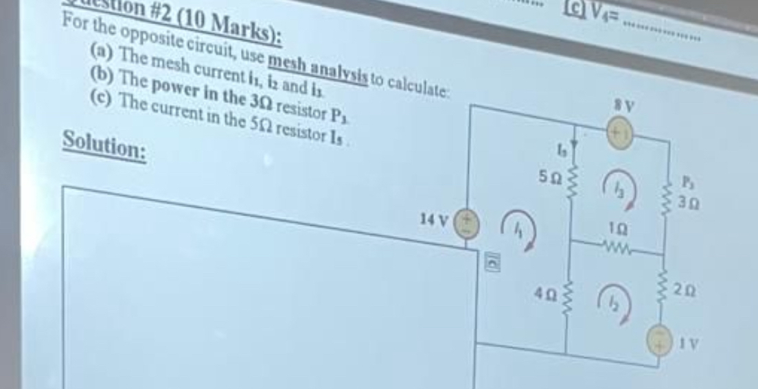 For 1 2 = dots ( a ) The meshecuit, use mesh