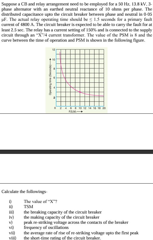 Calculate the followings - i ) The value of " X "