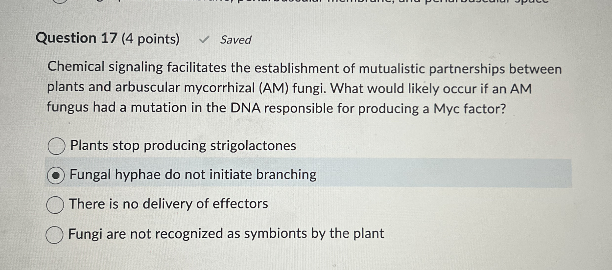 Question 1 7 ( 4 points ) Saved Chemical
