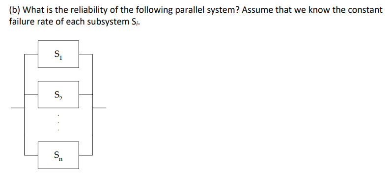 ( b ) What is the reliability of the following