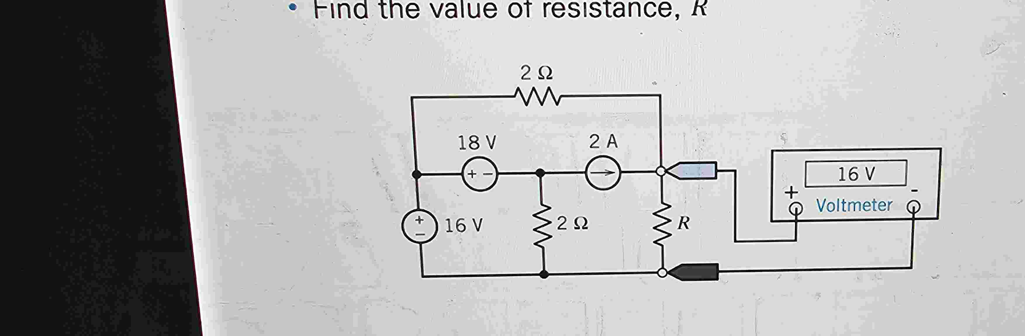 Find the value of resistance, R to use Mesh -