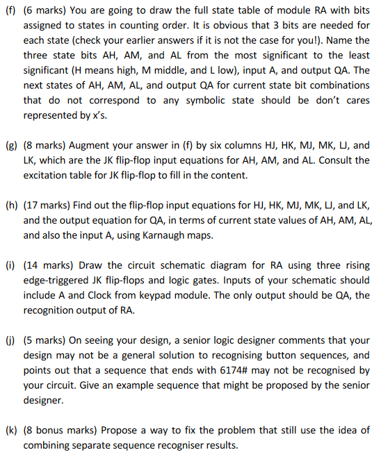 Question 1 ( total 8 8 marks , and 8 bonus marks