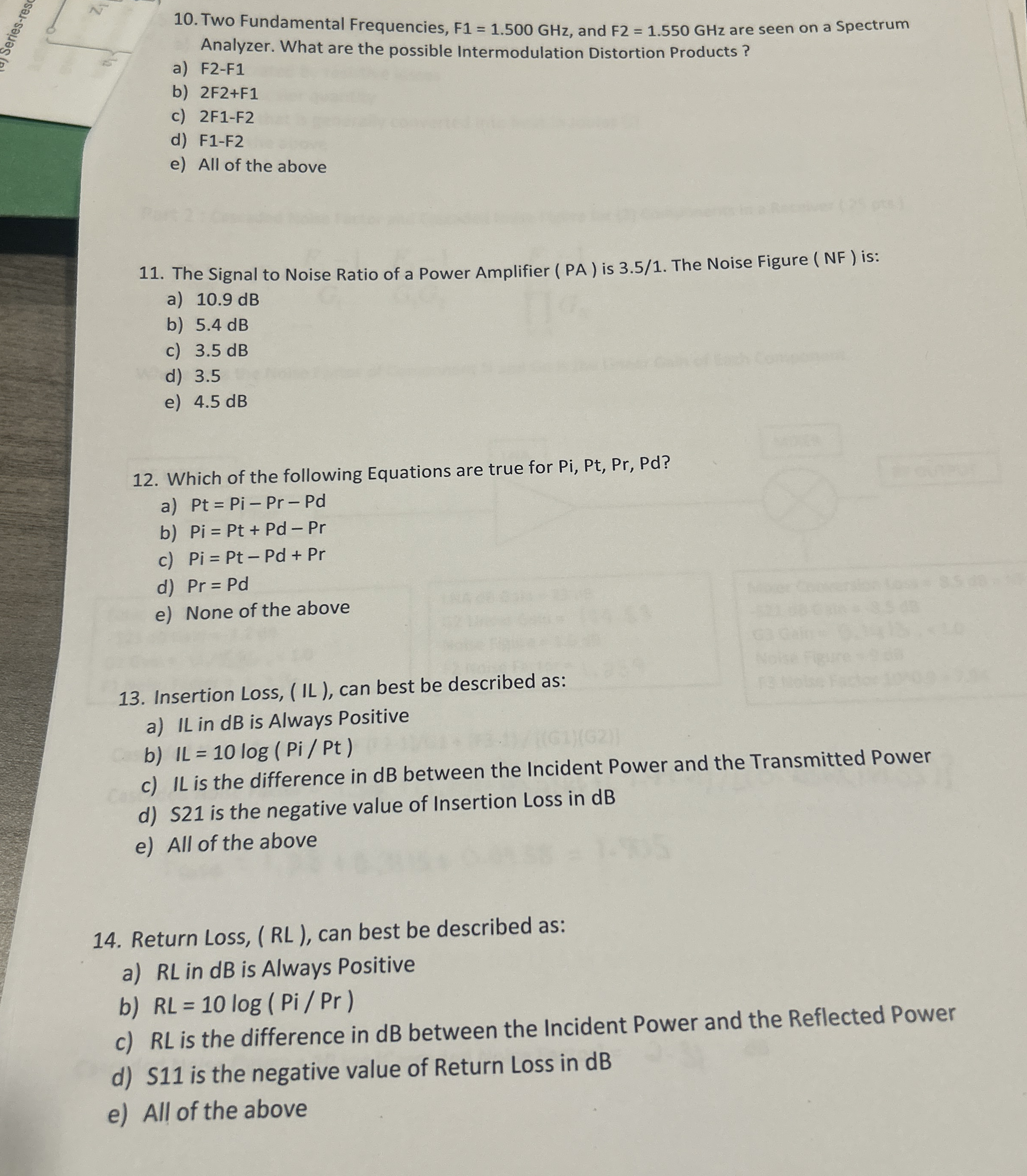 Two Fundamental Frequencies, F 1 = 1 . 5 0 0 G H