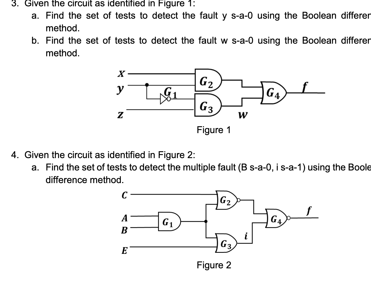 3 . Given the circuit as identified in Figure 1 :