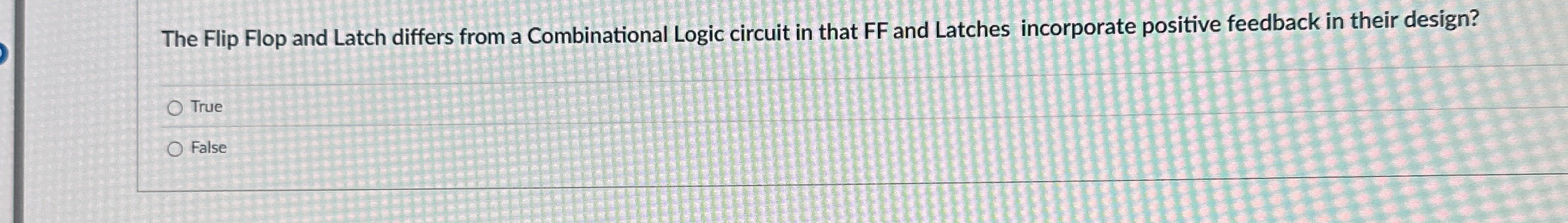 The Flip Flop and Latch differs from a