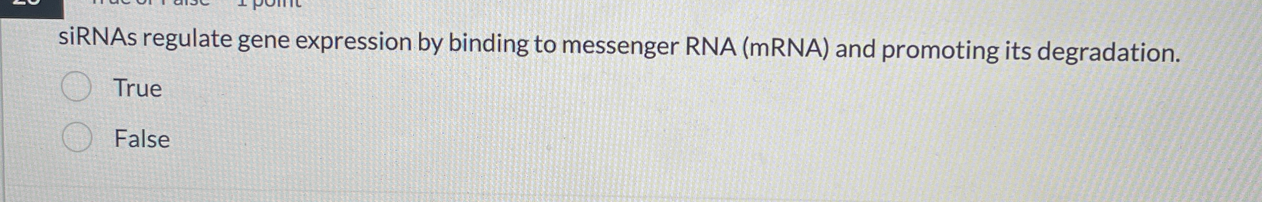 siRNAs regulate gene expression by binding to