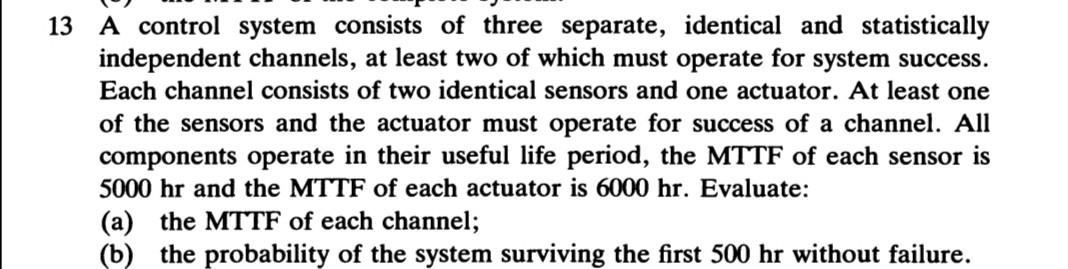 how can you calculate each channel's Mean Time To