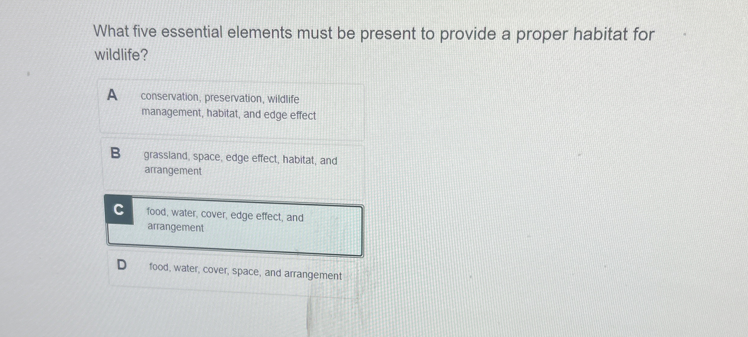What five essential elements must be present to