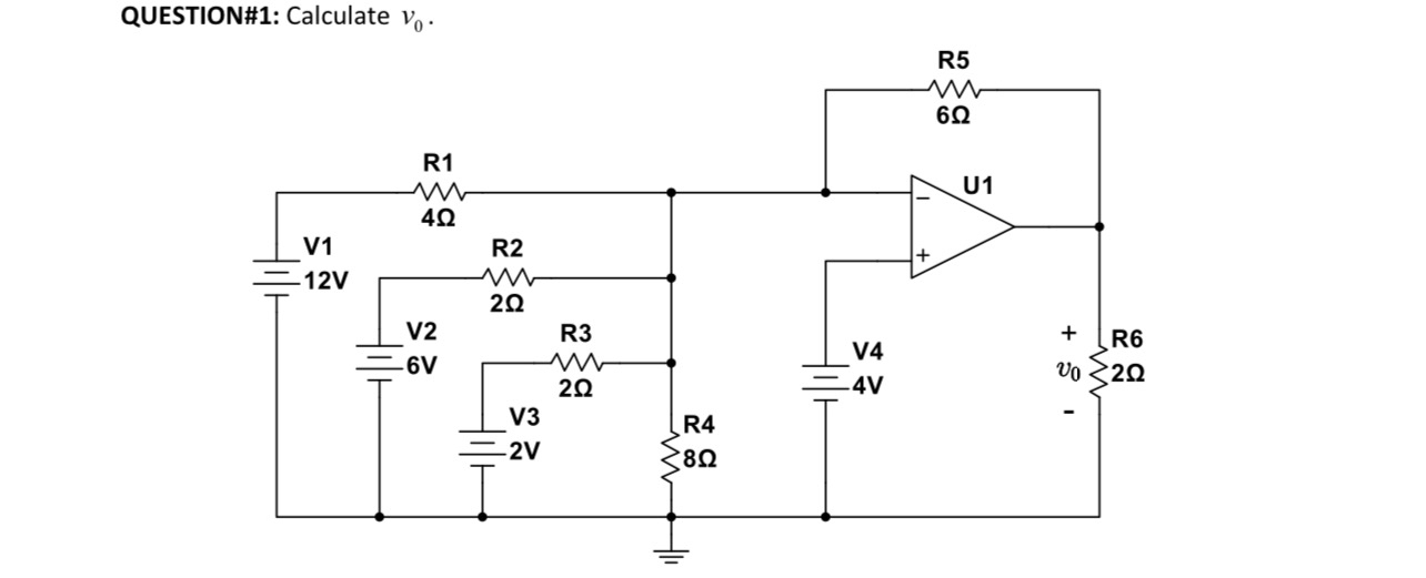 QUESTION# 1 : Calculate v 0 .