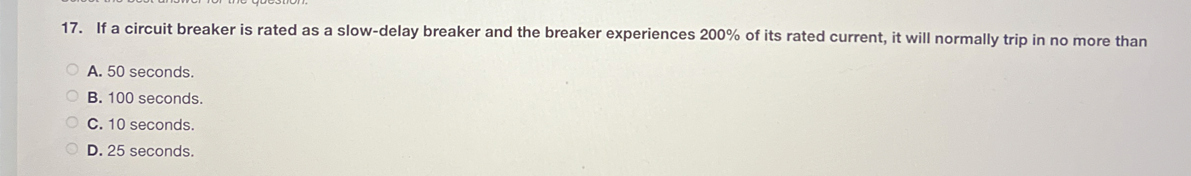 If a circuit breaker is rated as a slow - delay