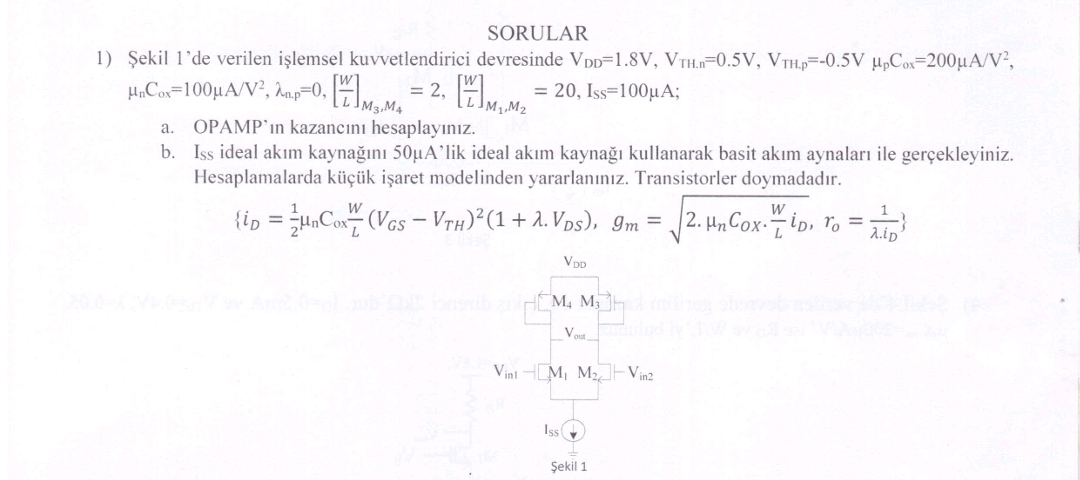 SORULAR ekil l'de verilen i lemsel