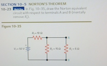 SECTION 1 0 - 5 NORTON'S THEOREM 1 0 - 2 3 Mmsen