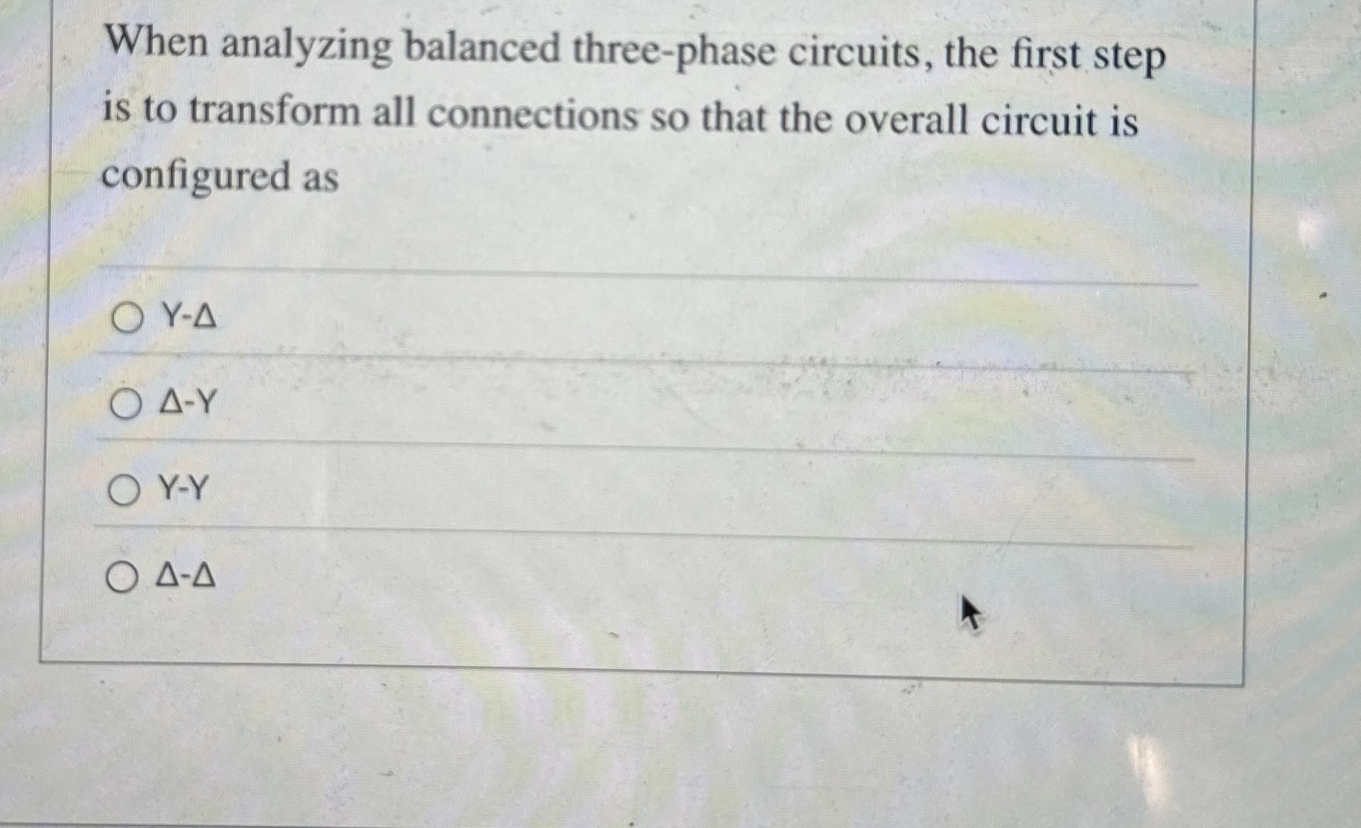 When analyzing balanced three - phase circuits,