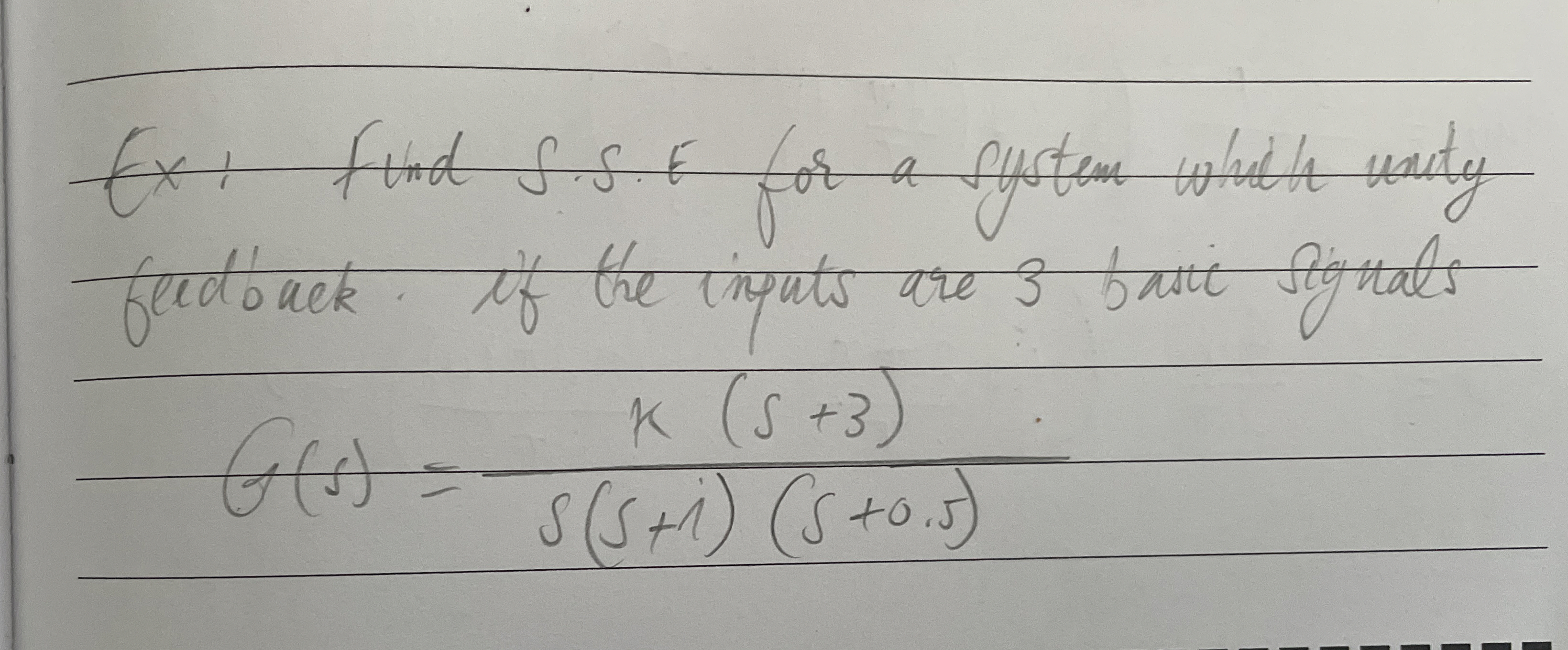 Ex . Fund S . S . E for a system which unity