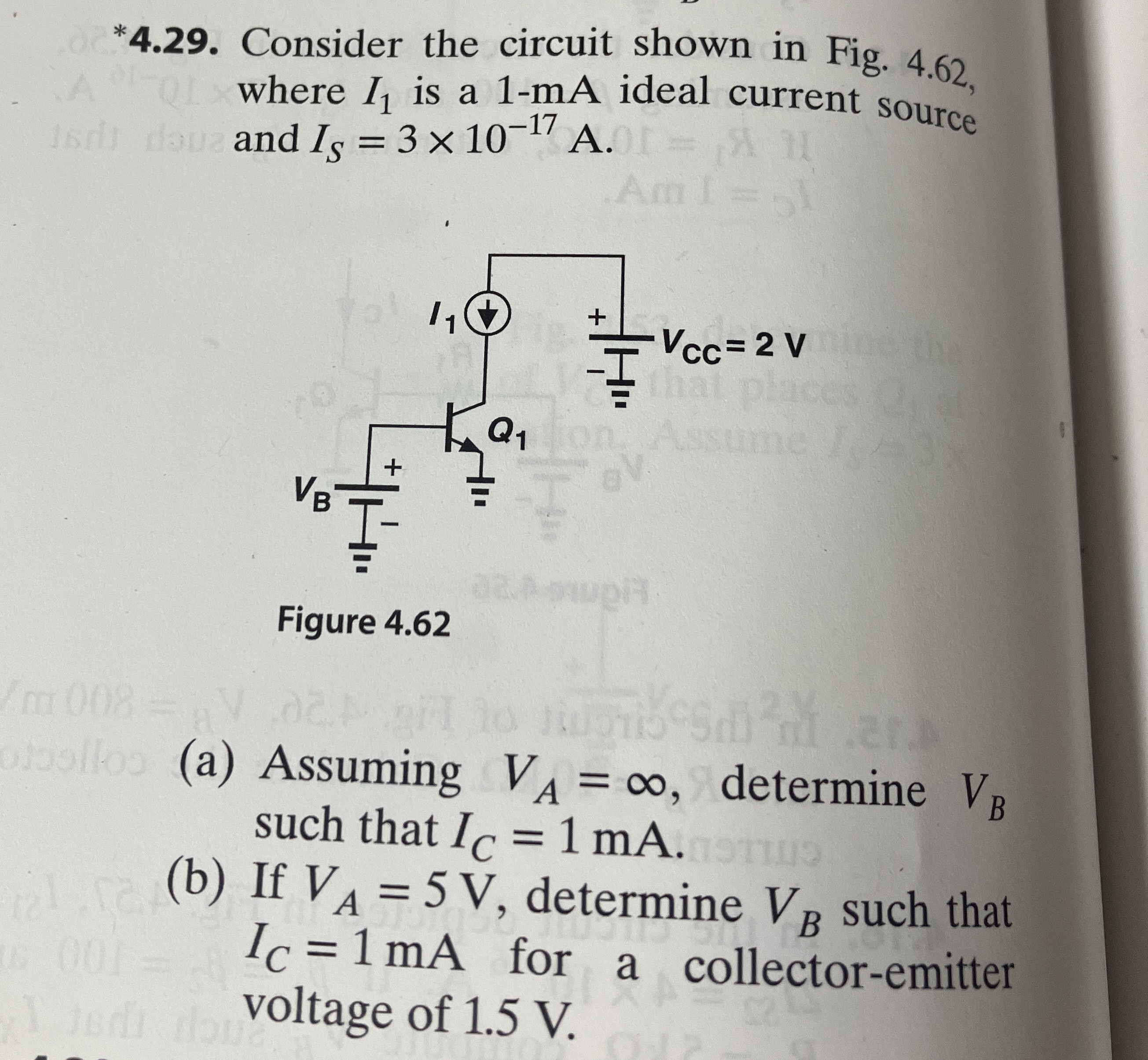 * 4 . 2 9 . Consider the circuit shown in Fig. 4