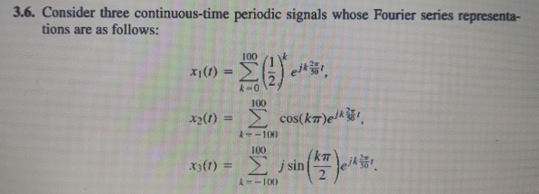 3 . 6 . Consider three continuous - time periodic
