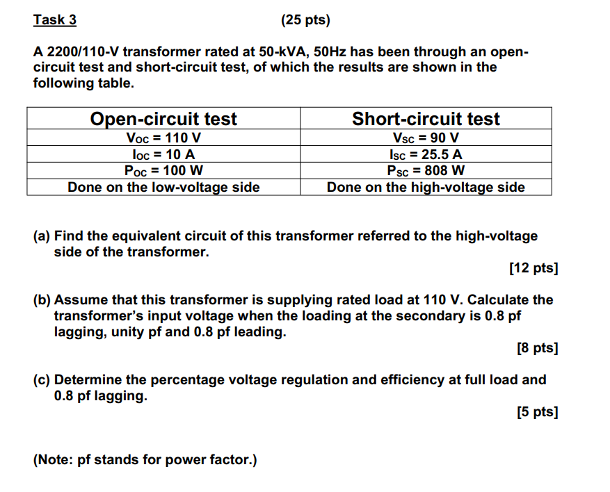 Task 3 ( 2 5 pts ) A 2 2 0 0 / 1 1 0 - V