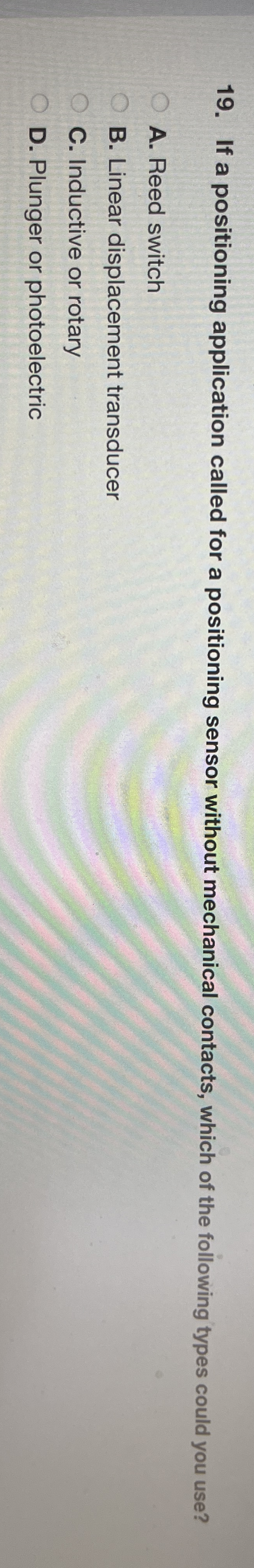 If a positioning application called for a