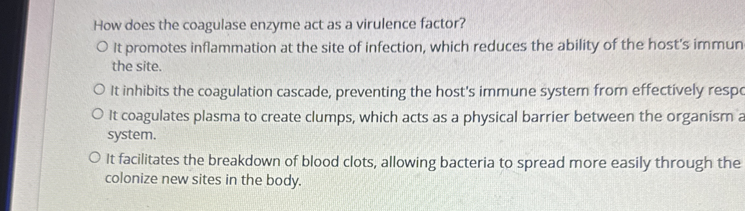 How does the coagulase enzyme act as a virulence