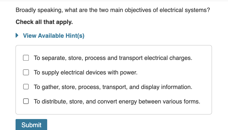 Broadly speaking, what are the two main