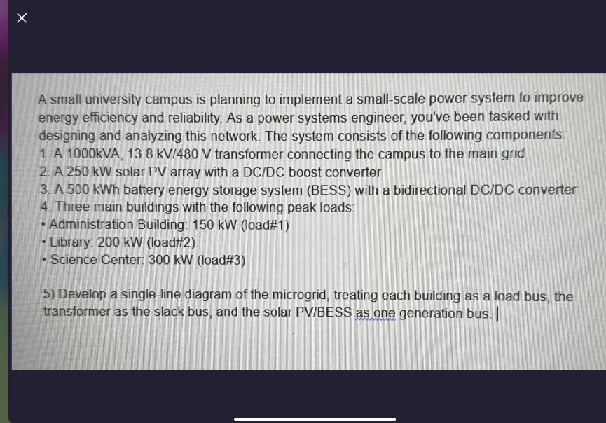 Please Provide a drawing!! A small university